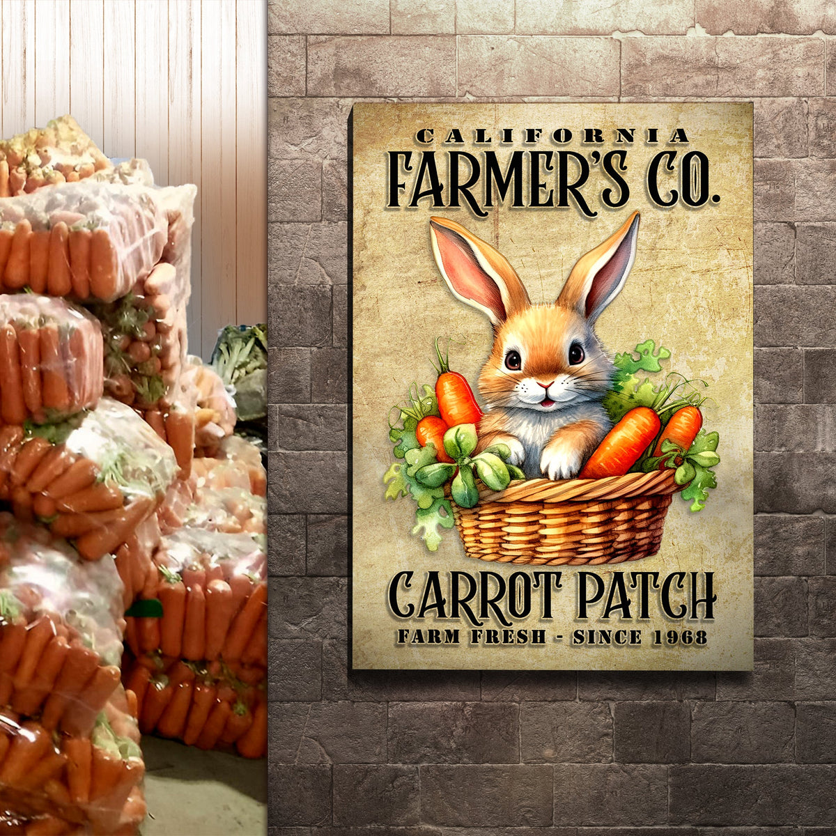 Farm Fresh Carrot Patch Sign
