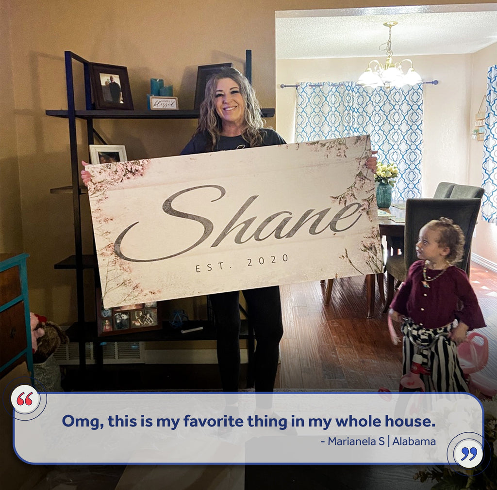 Family Name Sign