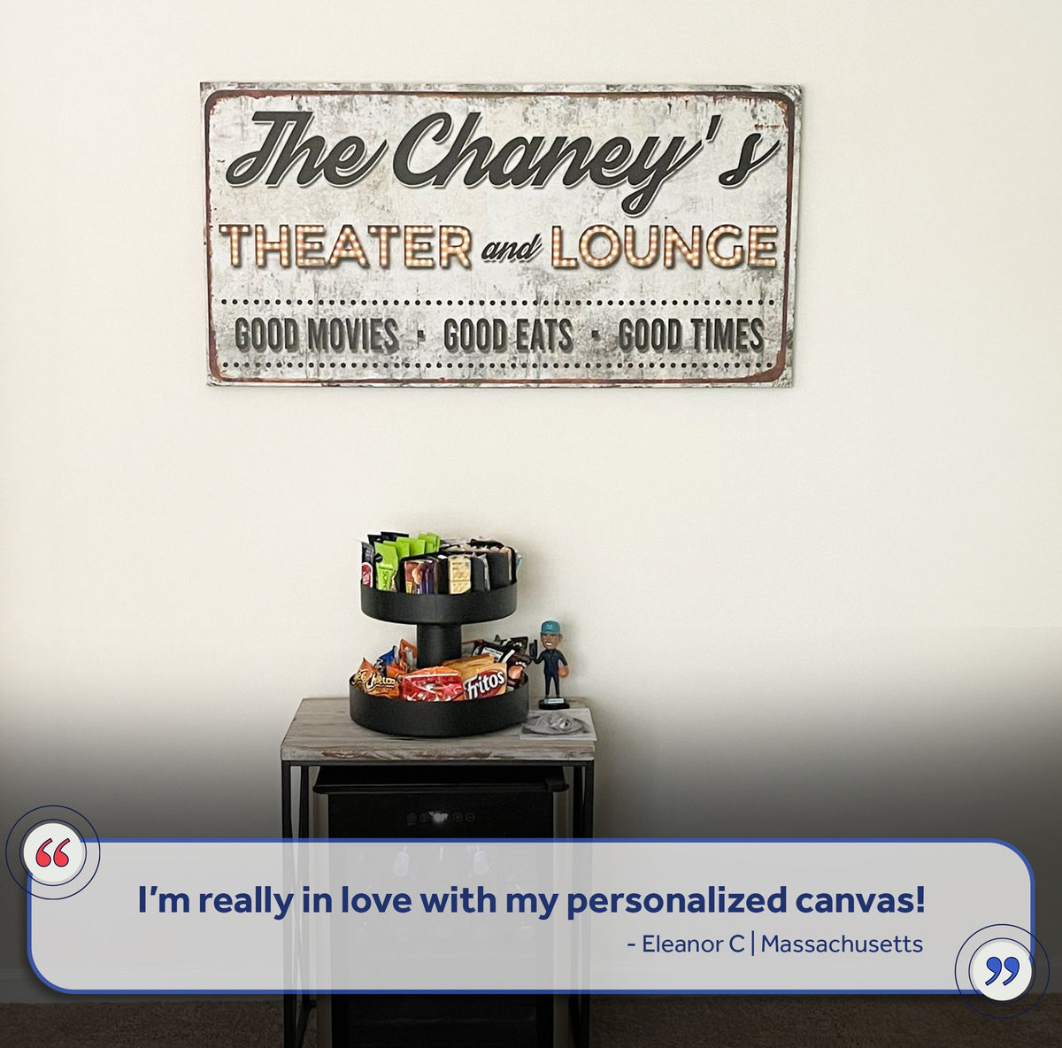 Family Theater and Lounge IV Sign