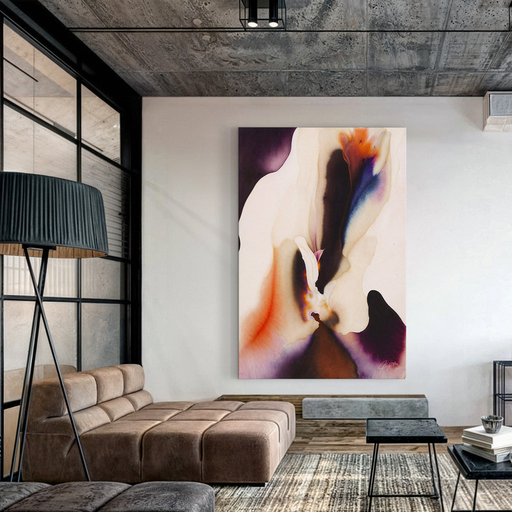 Canvas Print: "Velvet Bloom II"