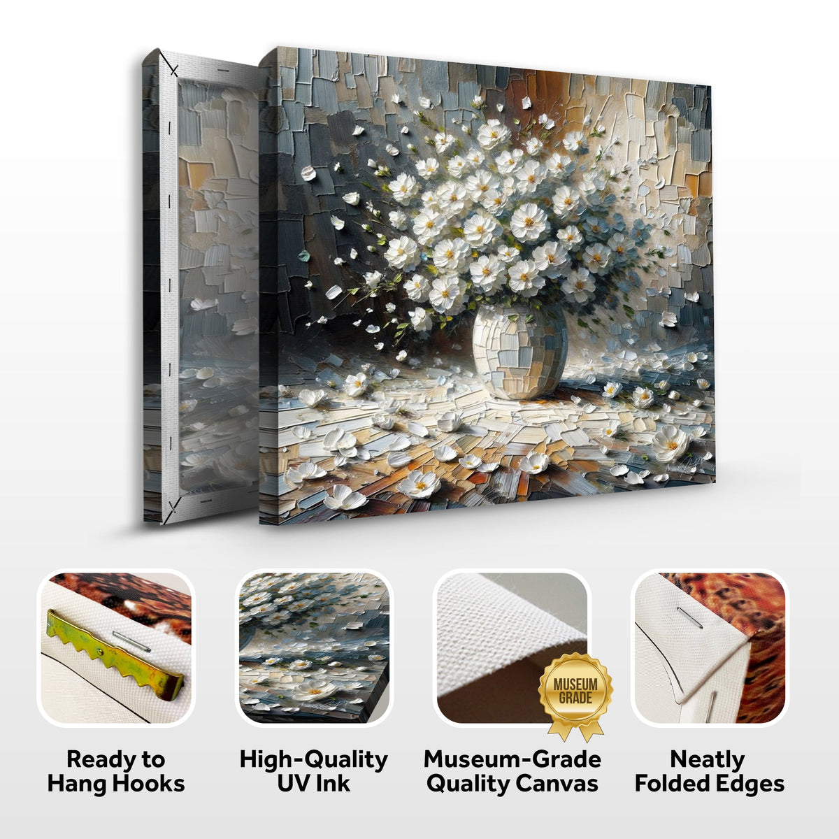 Canvas Print: "Porcelain Bloom"