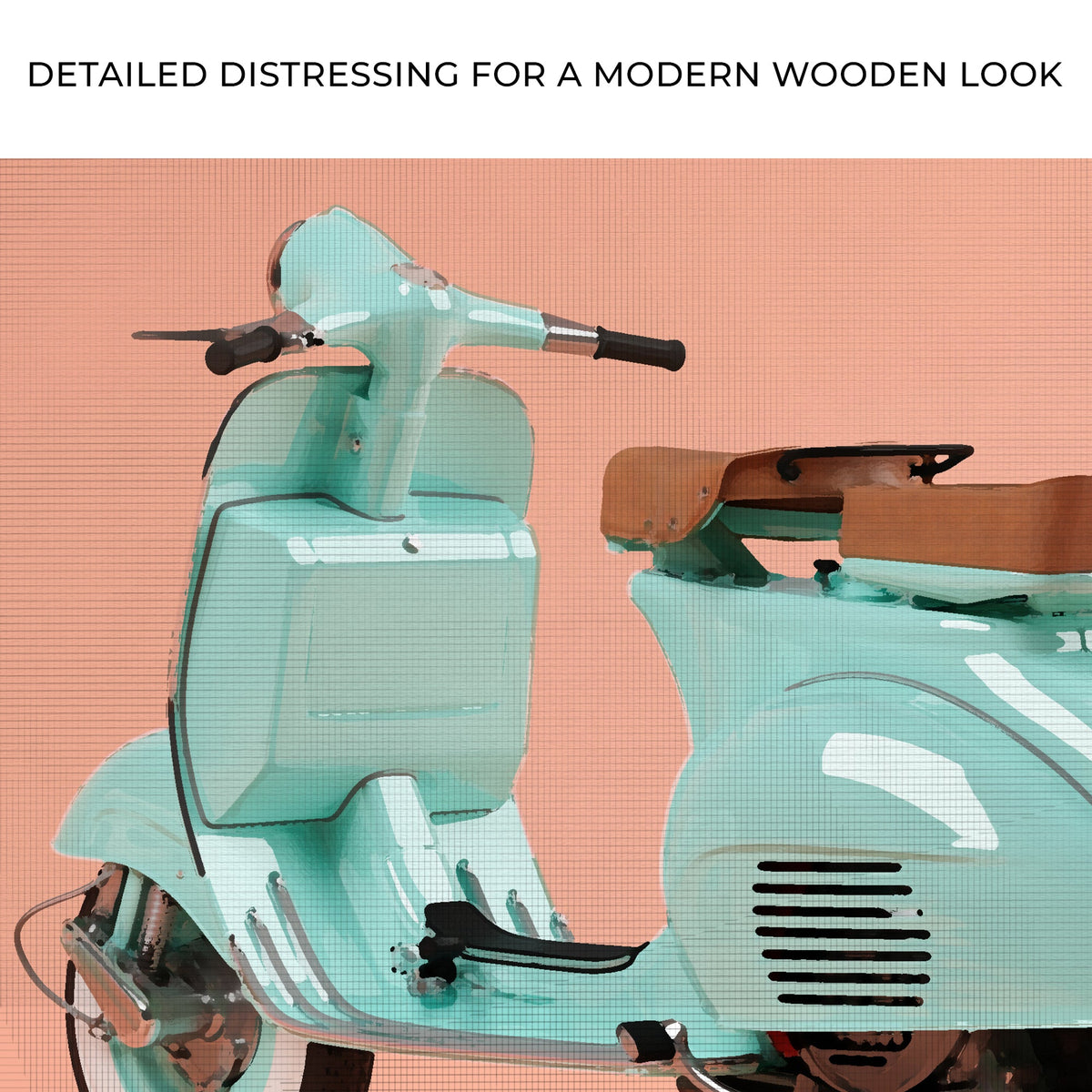 Scooter Motorcycle Rare Vespa Canvas Wall Art