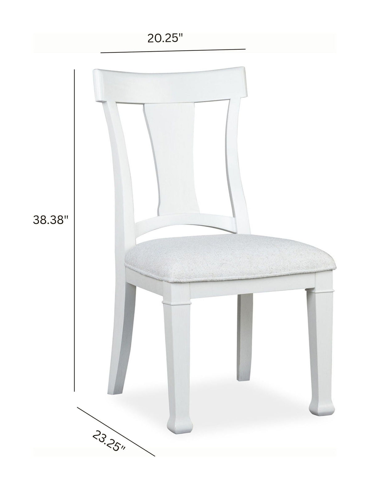 Kingston - Upholstered Side Chair (Set of 2) - Whisper White And Cerused Nutmeg