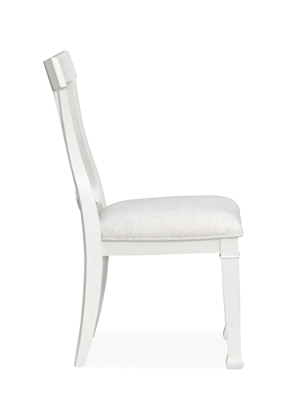 Kingston - Upholstered Side Chair (Set of 2) - Whisper White And Cerused Nutmeg
