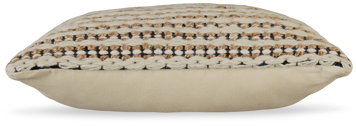 Nealington - Pillow (Set of 4) - Brown / Black / White