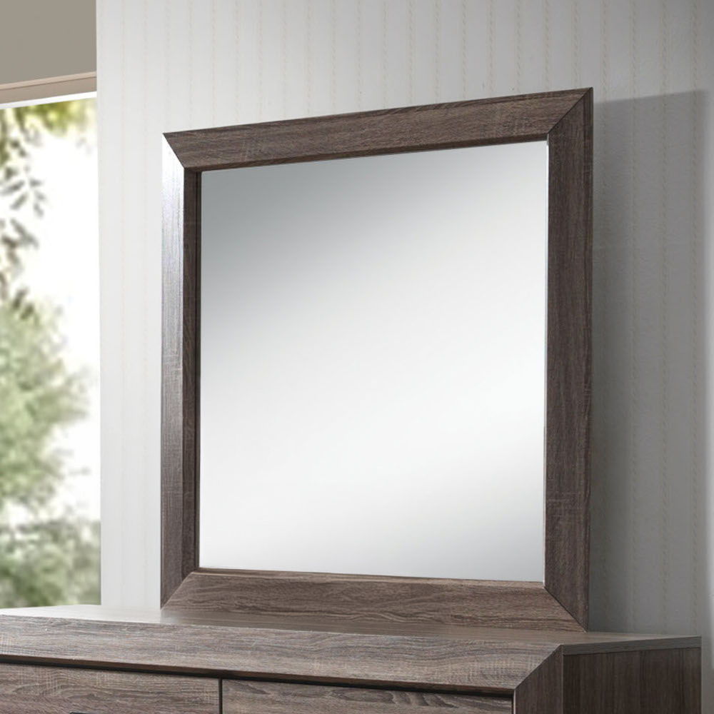 Lyndon - Mirror - Weathered Gray Grain