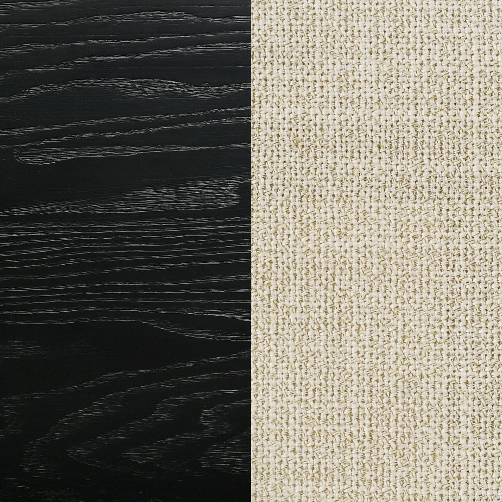 Arini 56-inch California King Panel Bed Cream and Black