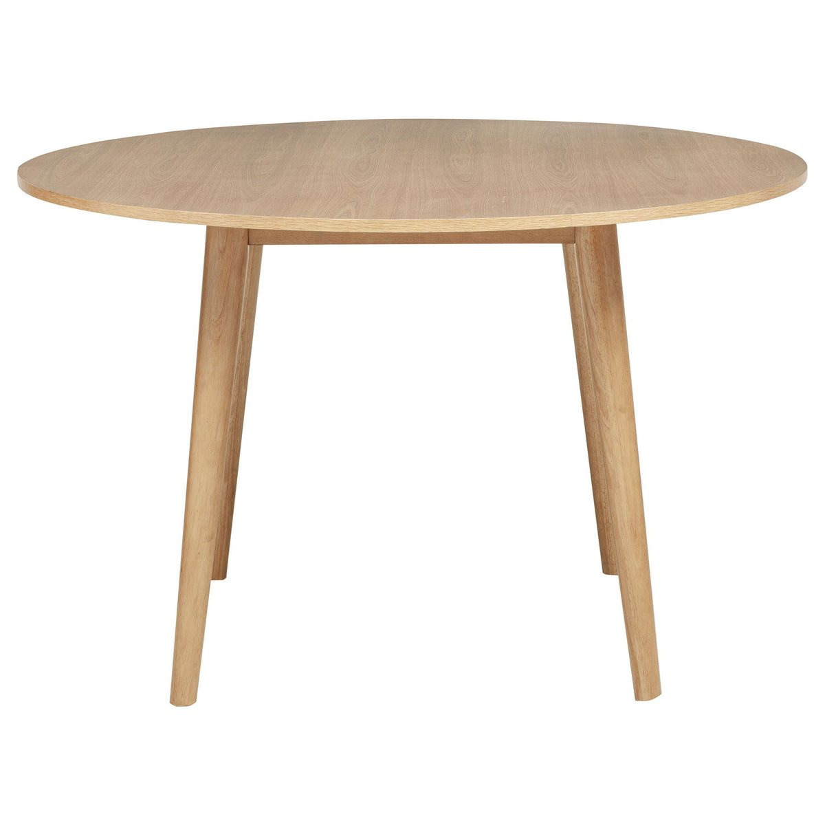 Andrews 5-piece Round Wood Dining Room Table Set Light Ash