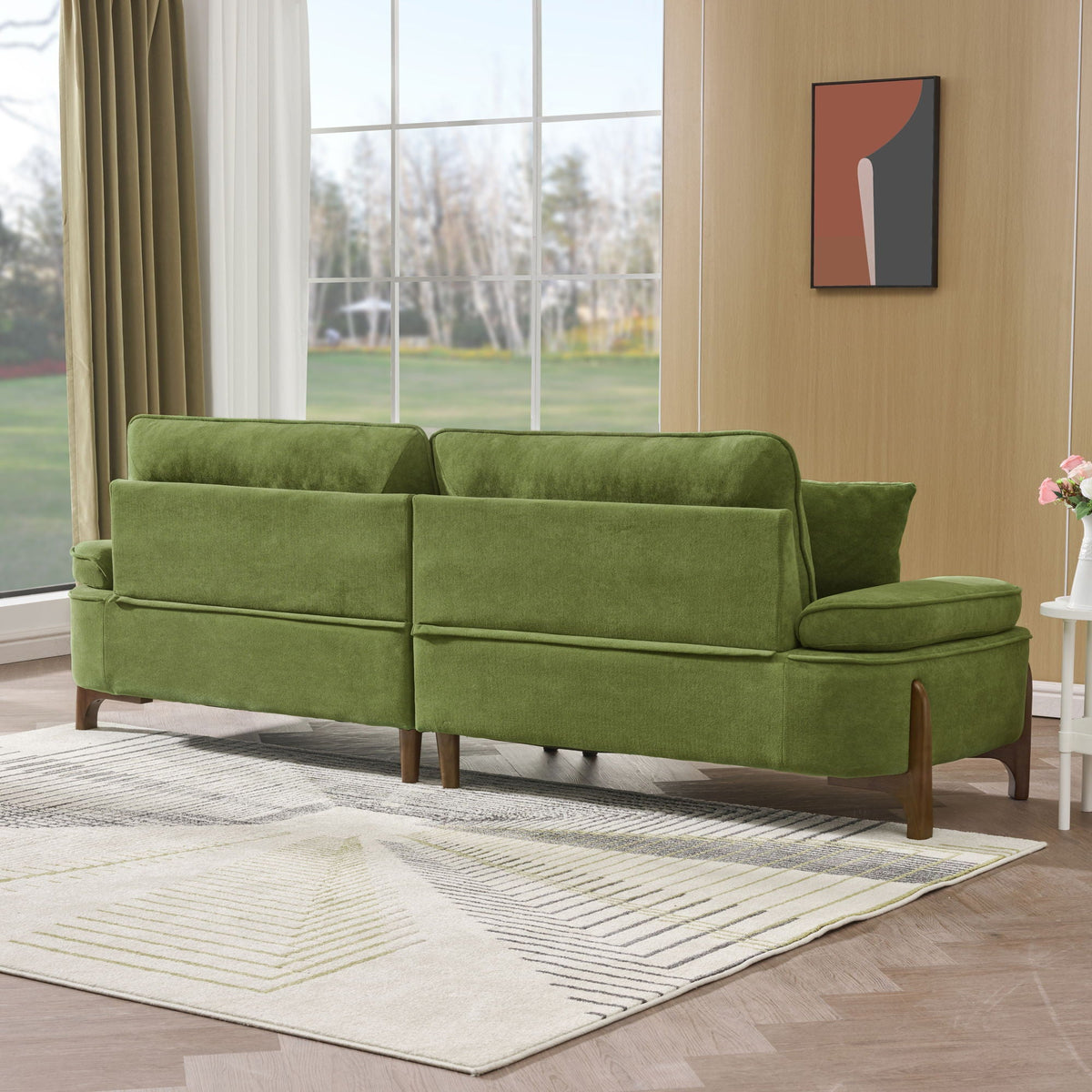 Comfortable Deep Seated Sofa With Pillows