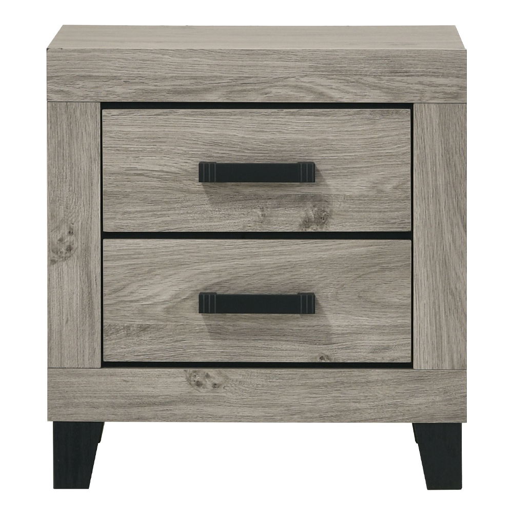 Mari - Nightstand - Light Gray Finish