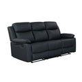 Blanche - Reclining Set With LED Lights, Speaker