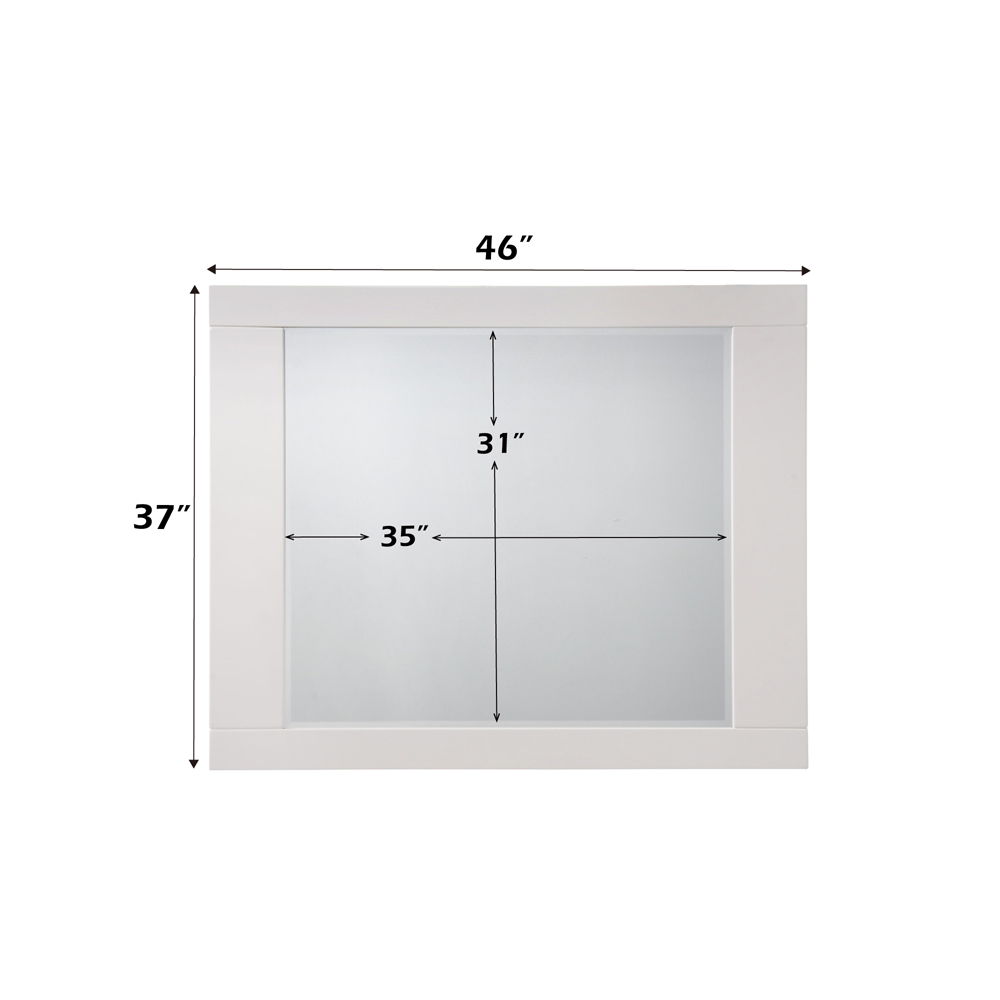 Naima II - Mirror - White High Gloss
