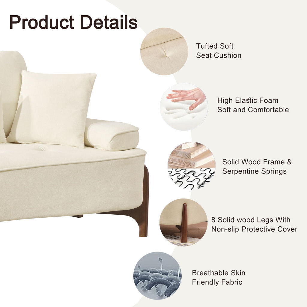 Comfortable Deep Seated Sofa With Pillows