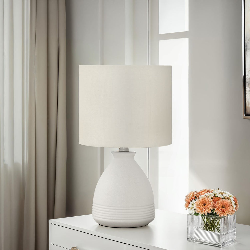Lighting, Modern Table Lamp - Cream