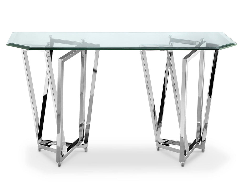 Lenox Square - Rectangular Sofa Table - Chrome