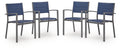 Rocky Creek - Sling Arm Chair (Set of 4) - Blue / Gray