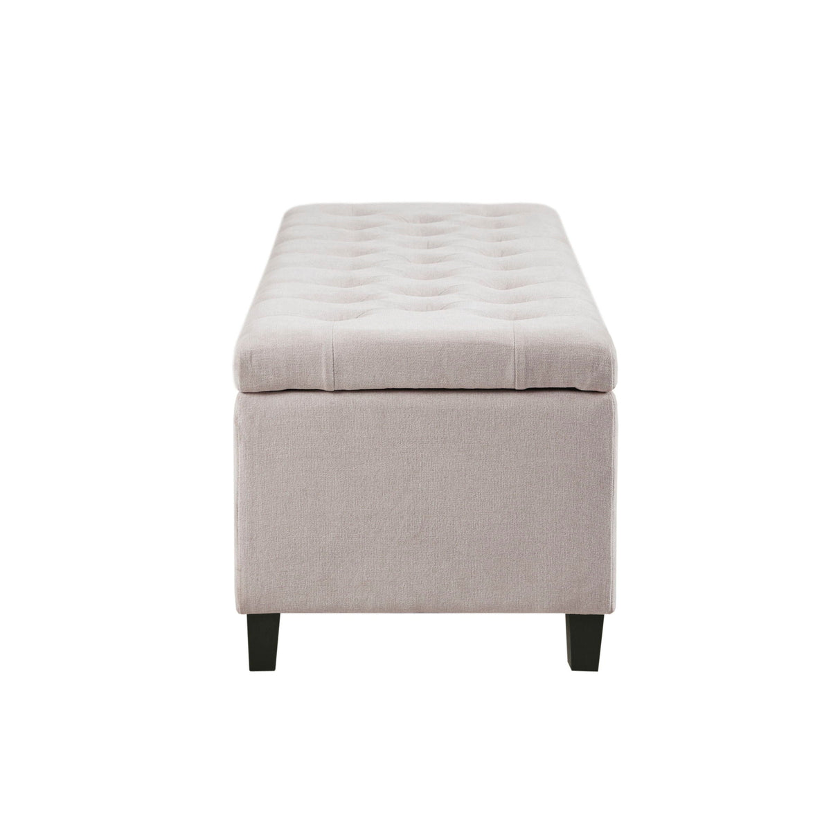 Elegant Design Tufted Top, Soft Close Storage Bench