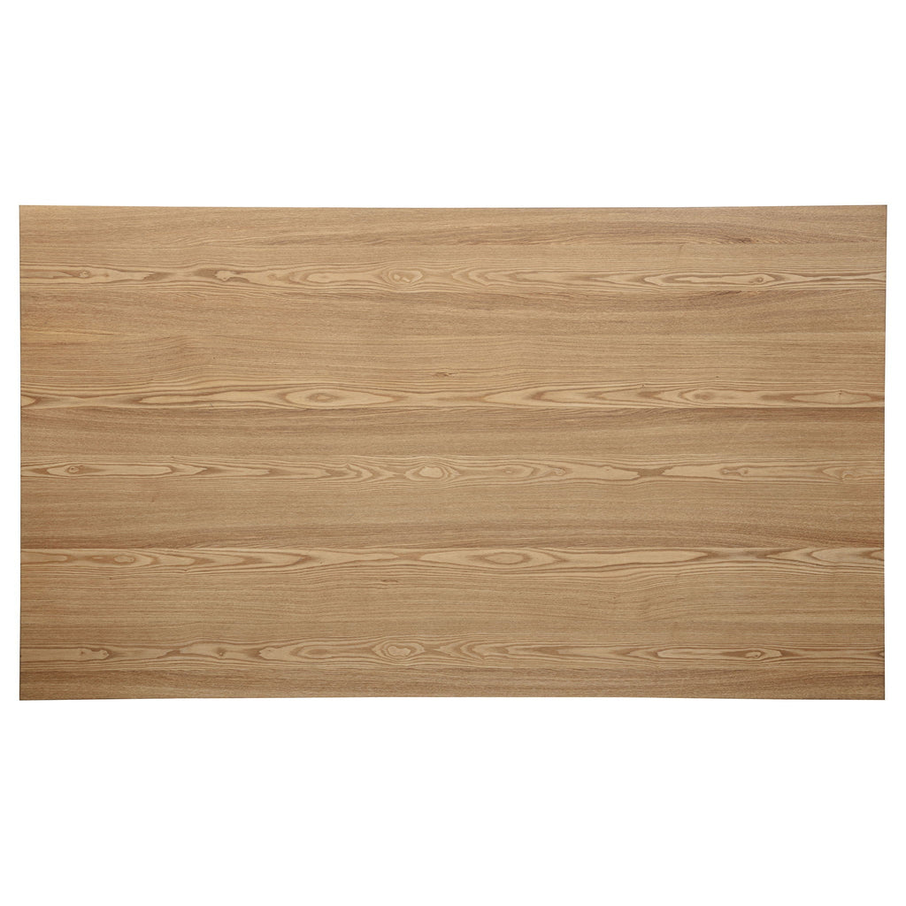 Andrews 66-inch Rectangular Dining Table Light Ash and White
