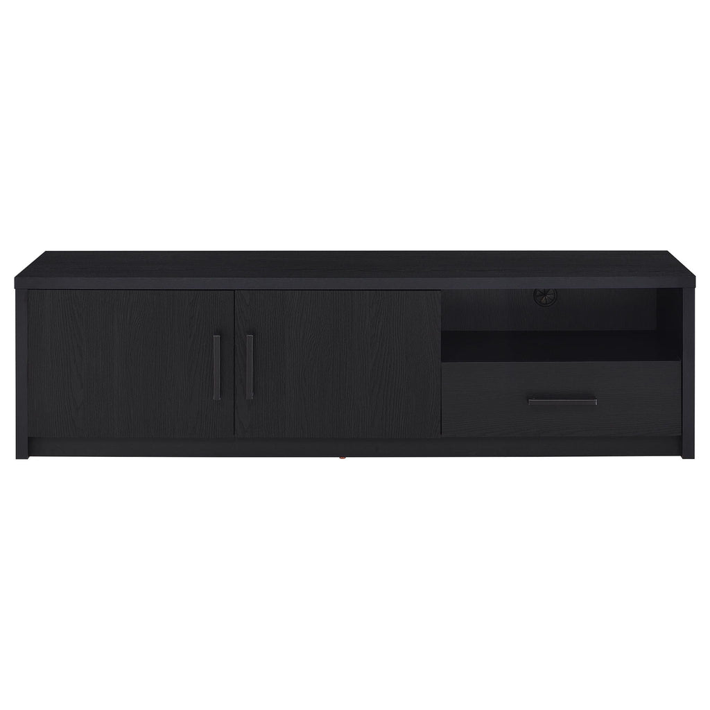 Murray 70-inch 2-door TV Stand Media Console Black