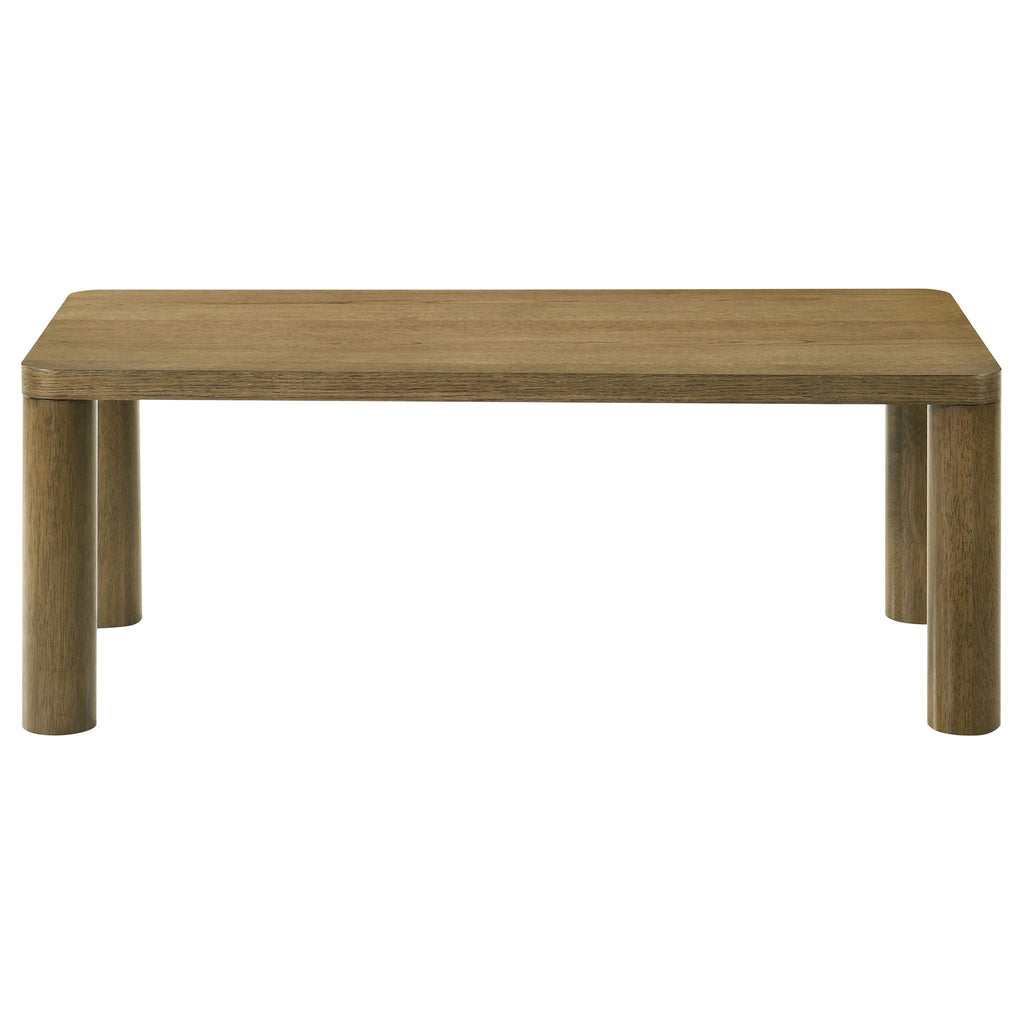 Castlewood Engineered Wood Cocktail Coffee Table Brown Oak