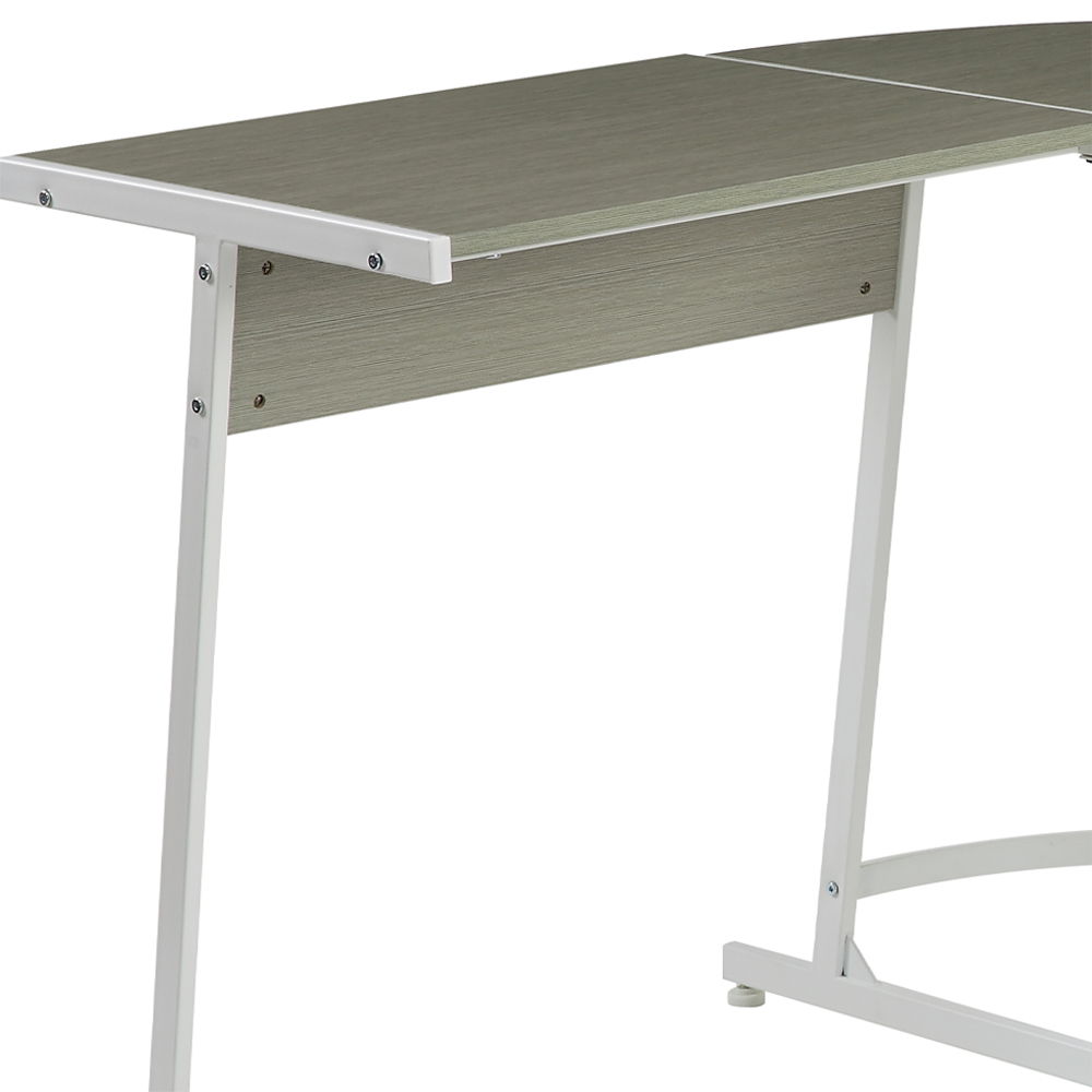 Carver - Computer Desk - Gray & White