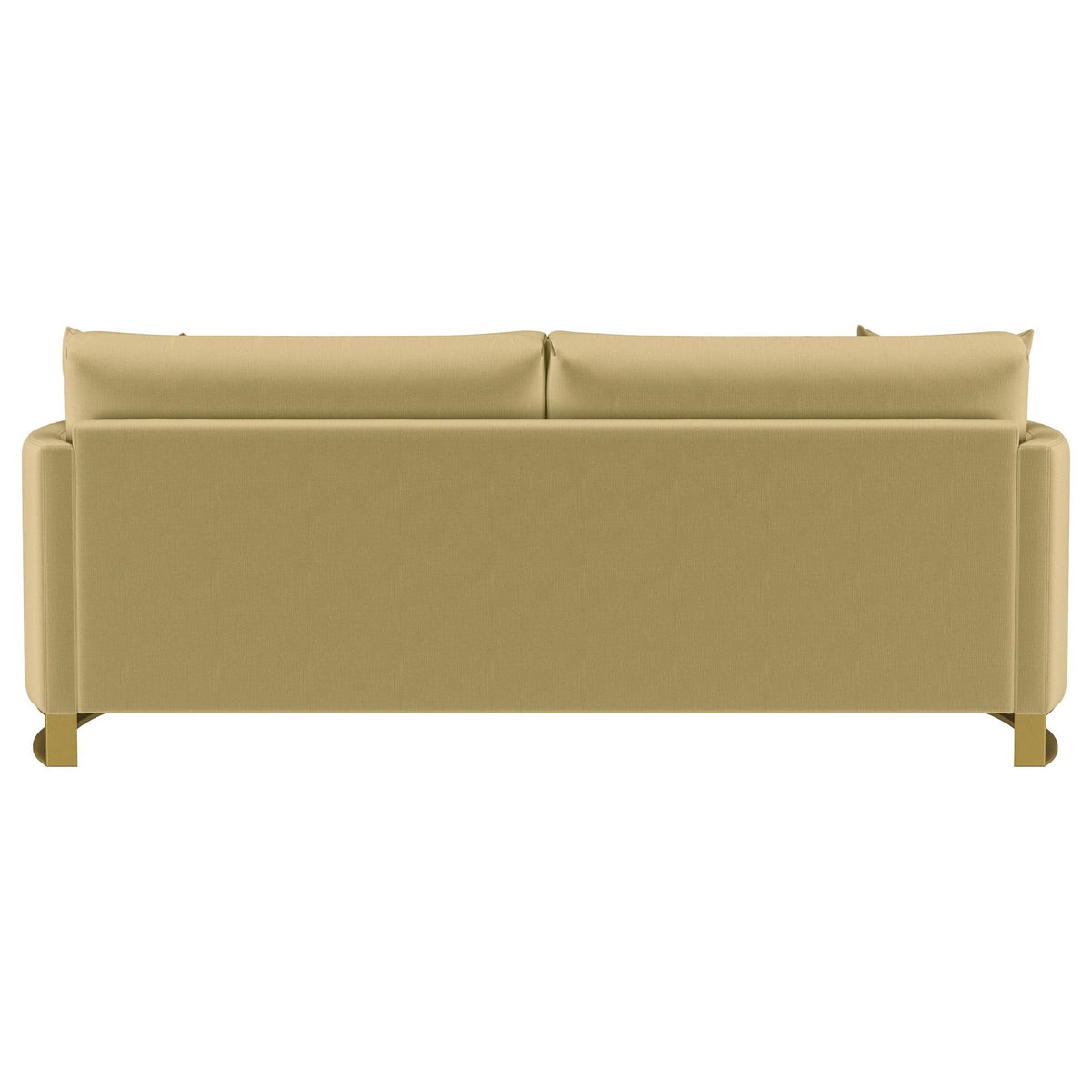 Corliss Upholstered Curved Track Arm Sofa Camel
