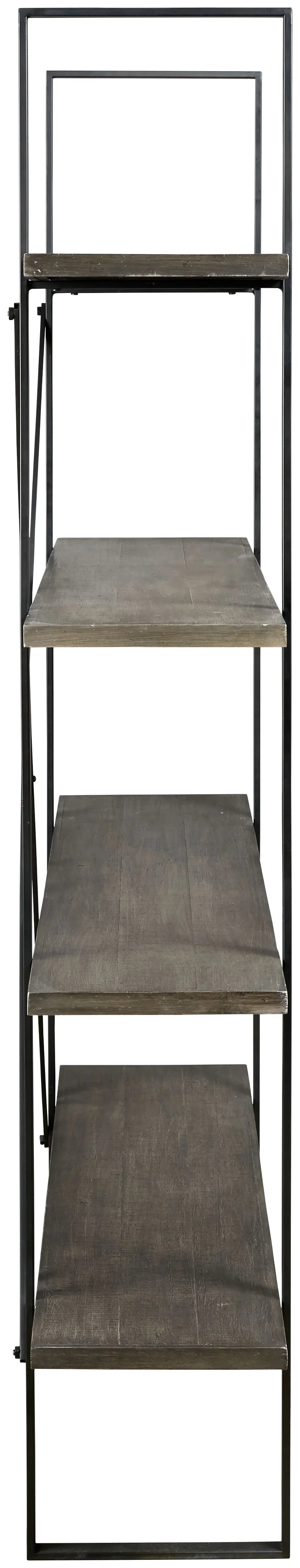 Gilesgrove - Bookcase - Black / Gray