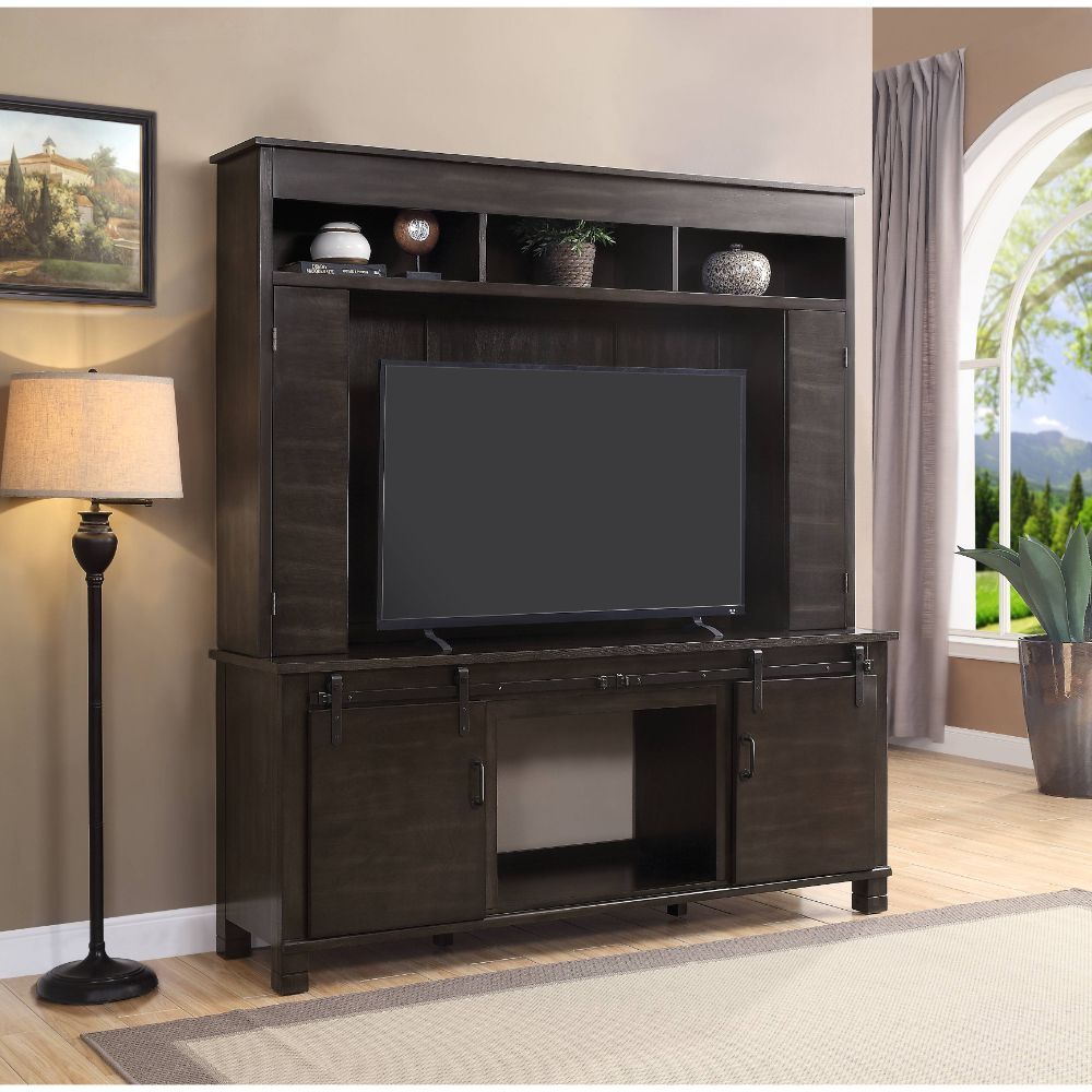 Apison - Entertainment Center (Include 91617Fir) - Espresso