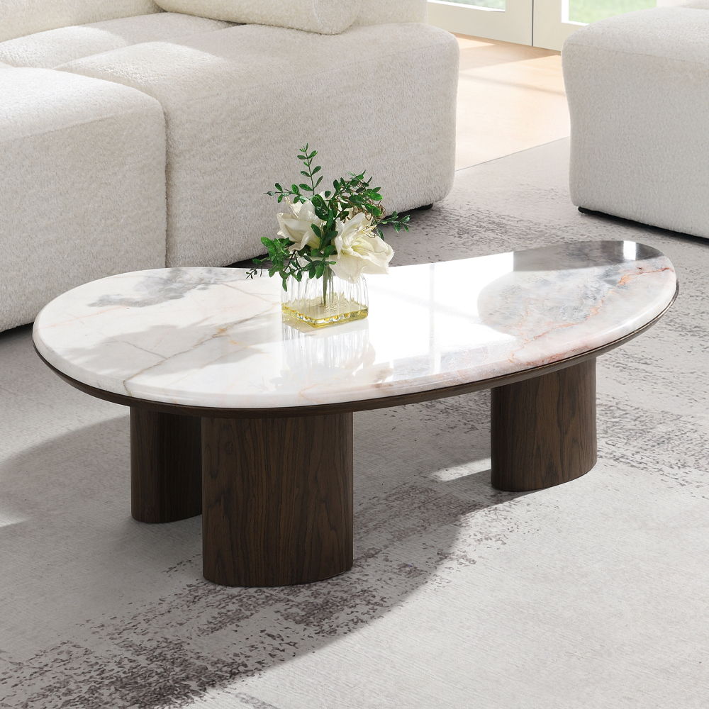 Hanale - Table With Marble Top