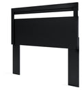 Finch - Queen Panel Headboard - Black