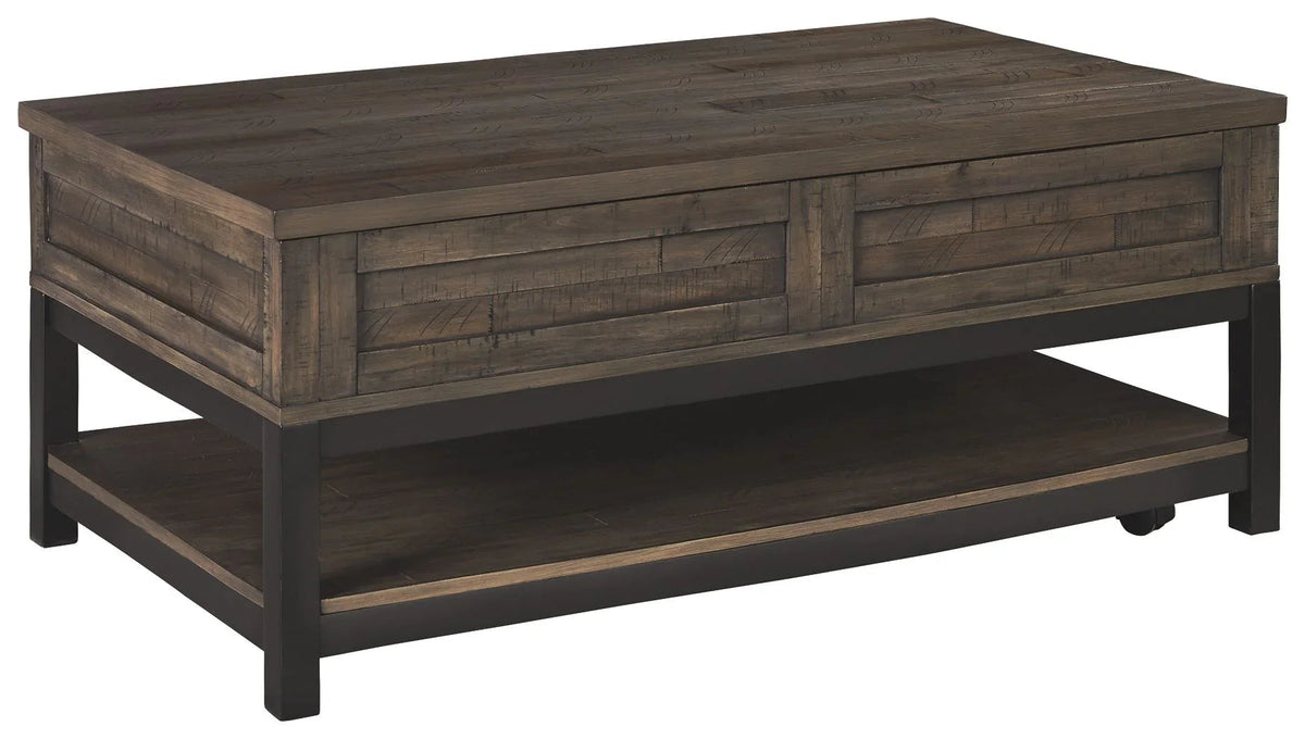 Johurst - LIFT TOP COCKTAIL TABLE - Grayish Brown