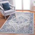 Marfi - 6' X 9' Oriental Area Rug - Blue / Gray