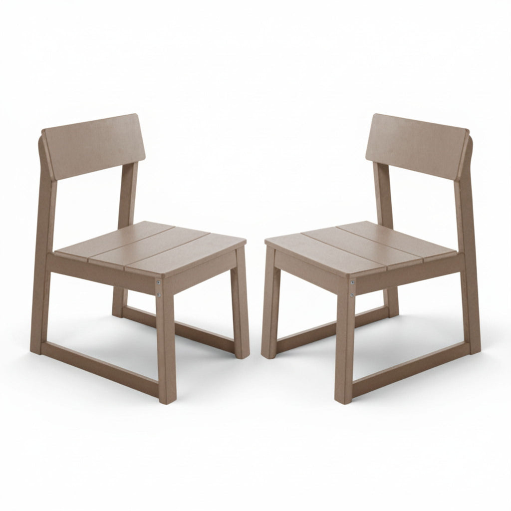 All Weather Patio Dining Chairs (Set of 2)