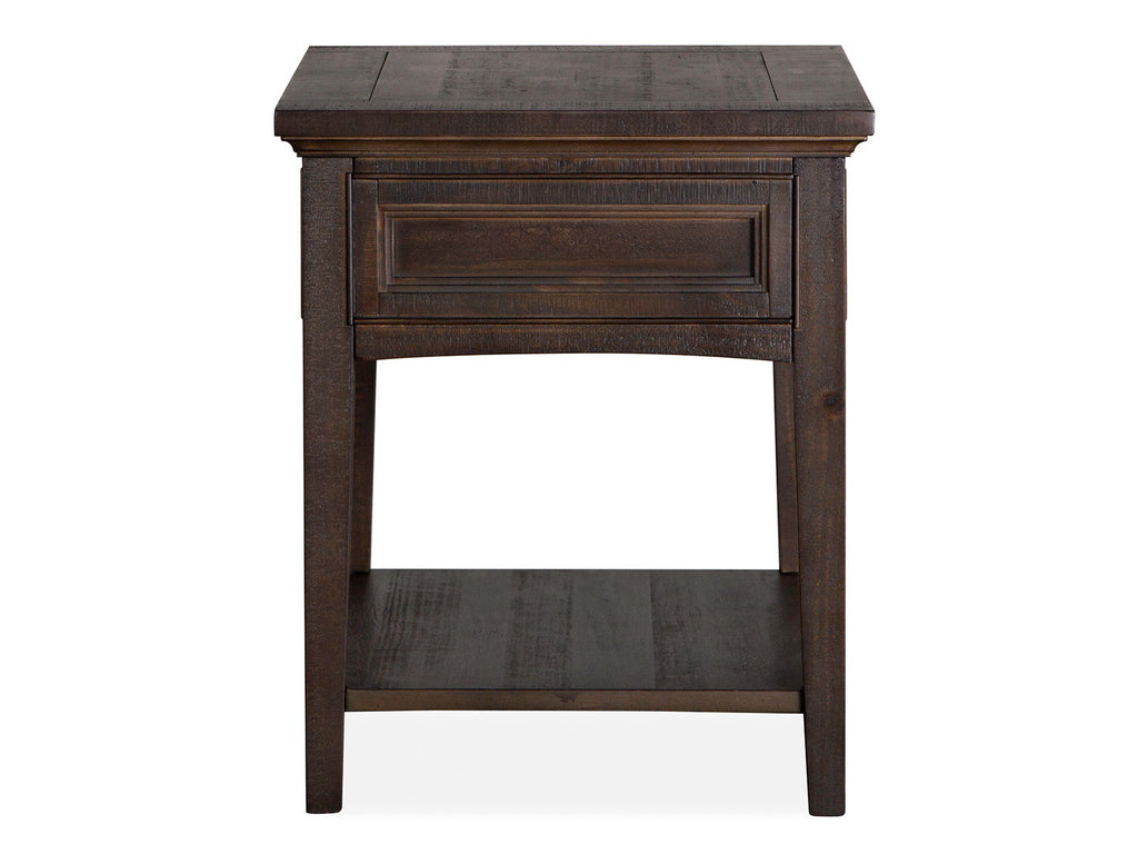 Westley Falls - Rectangular End Table - Graphite