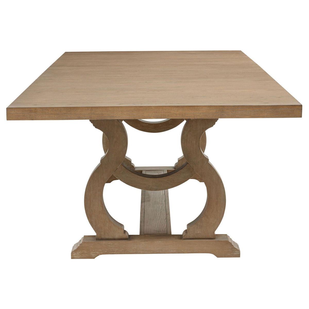 Brockway 104-inch Extension Leaf Dining Table Barley Brown