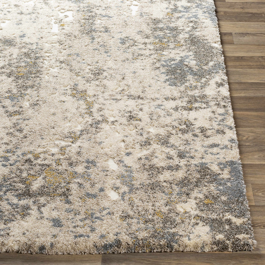Alabaster Abstract Thick Luxe Rug