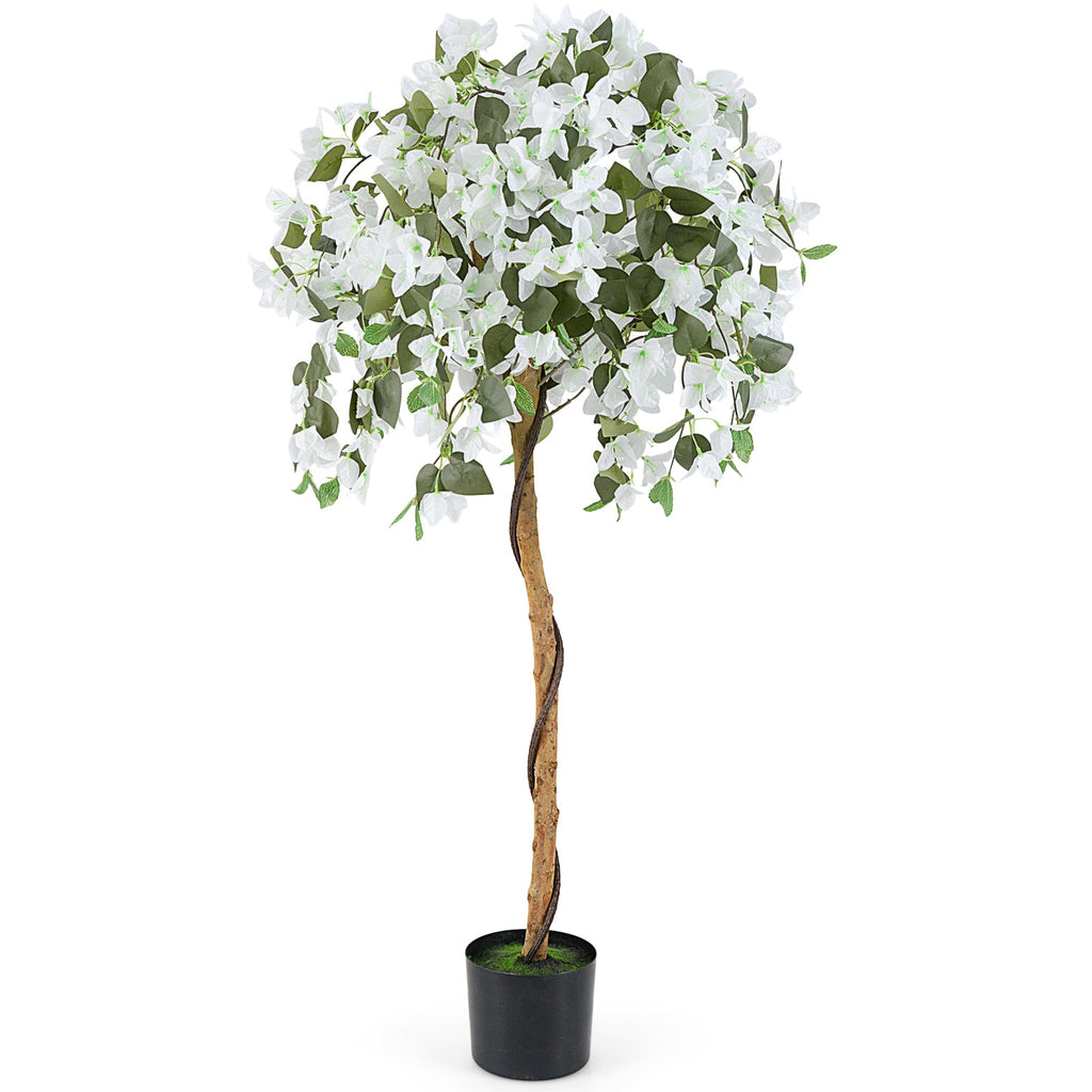 4.5 Feet Artificial Azalea Tree with Cement Pot
