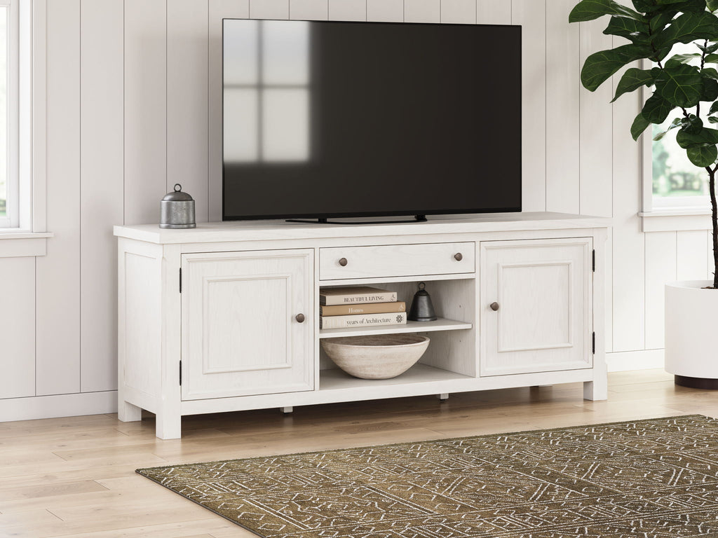 Robbinsdale - Extra Large TV Stand - Antique White