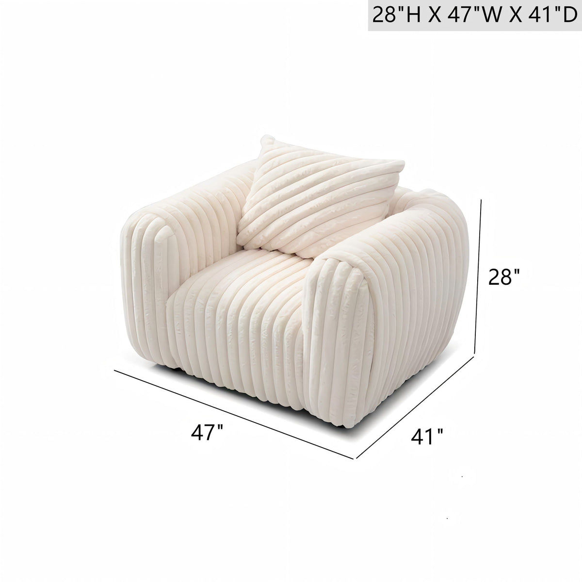 Cancun - Chair - White
