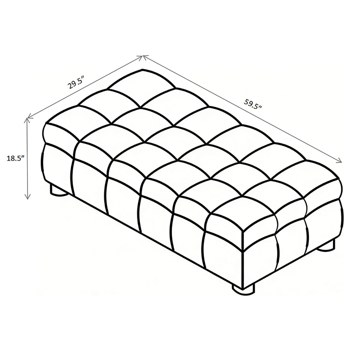 Amara Upholstered Ottoman