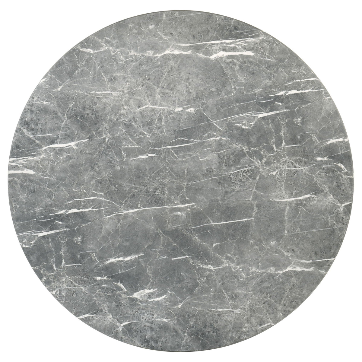 Franklin 50-inch Round Dining Table Grey and Dark Oak