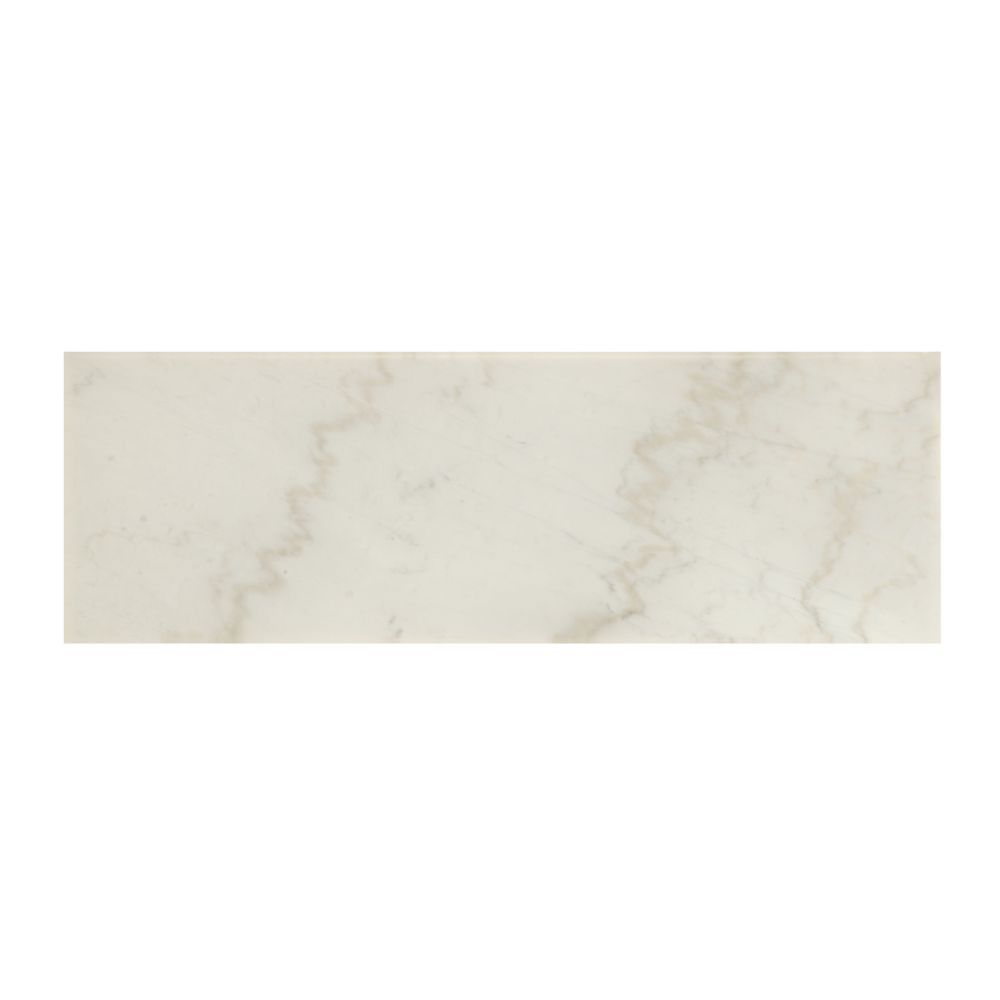 Merel - Server - White Marble Top & Gray Oak