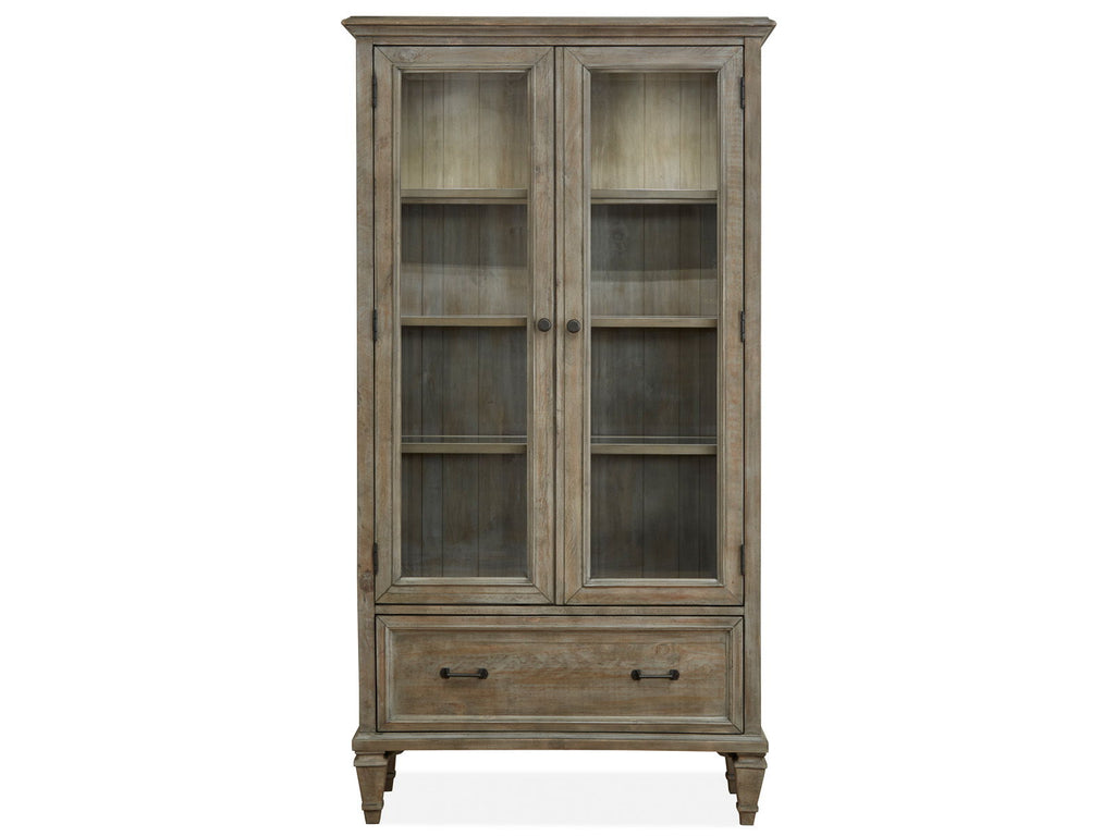 Lancaster - Door Bookcase - Dove Tail Gray