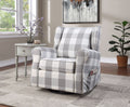 Patli - Glider Chair With Swivel - Gray