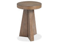 Lansbury - Round Accent End Table - Antique Wheat
