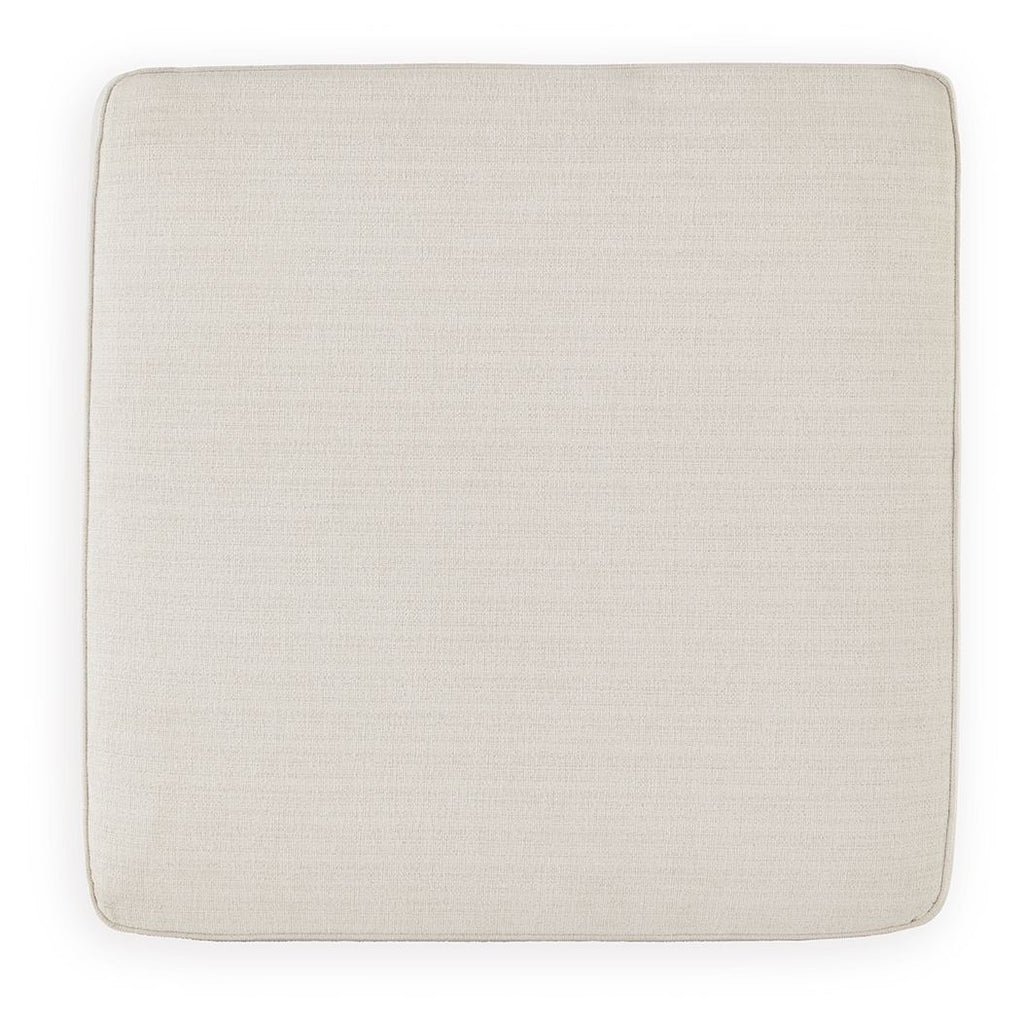 Lerenza - Oversized Accent Ottoman - Birch