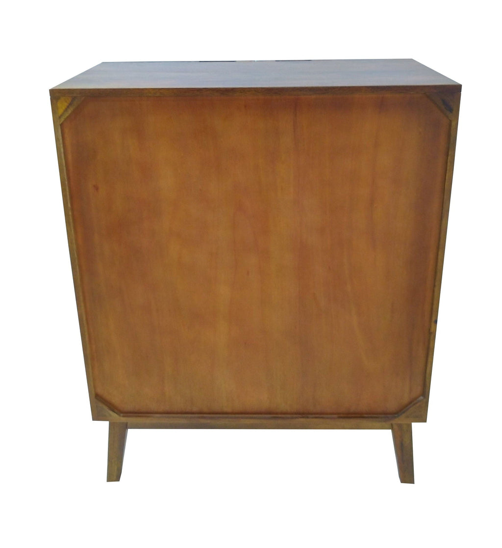 Calvary - Console Table - Gray Stone & Walnut