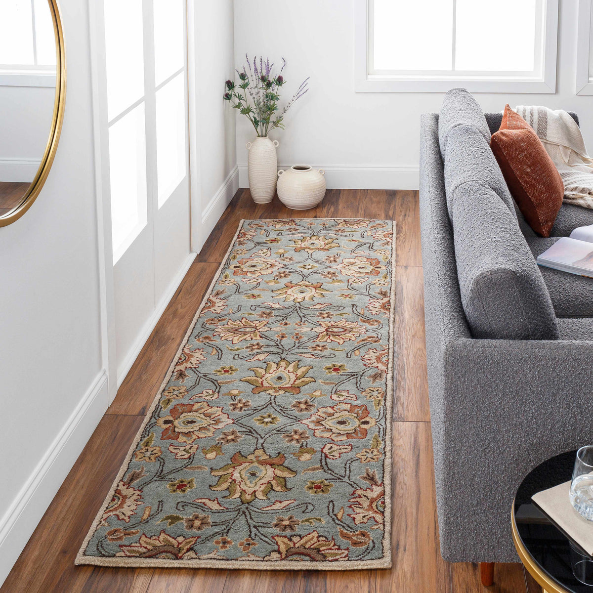 Conesus Hand Tufted Gray 1052 Area Rug