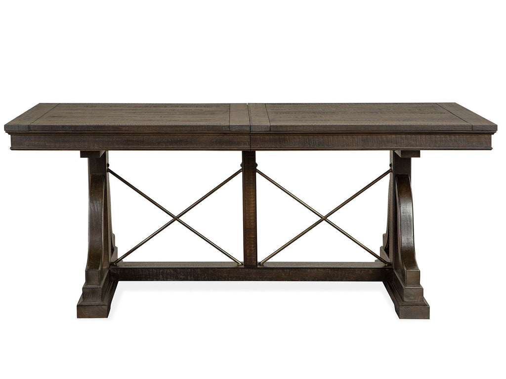 Westley Falls - Trestle Dining Table - Graphite