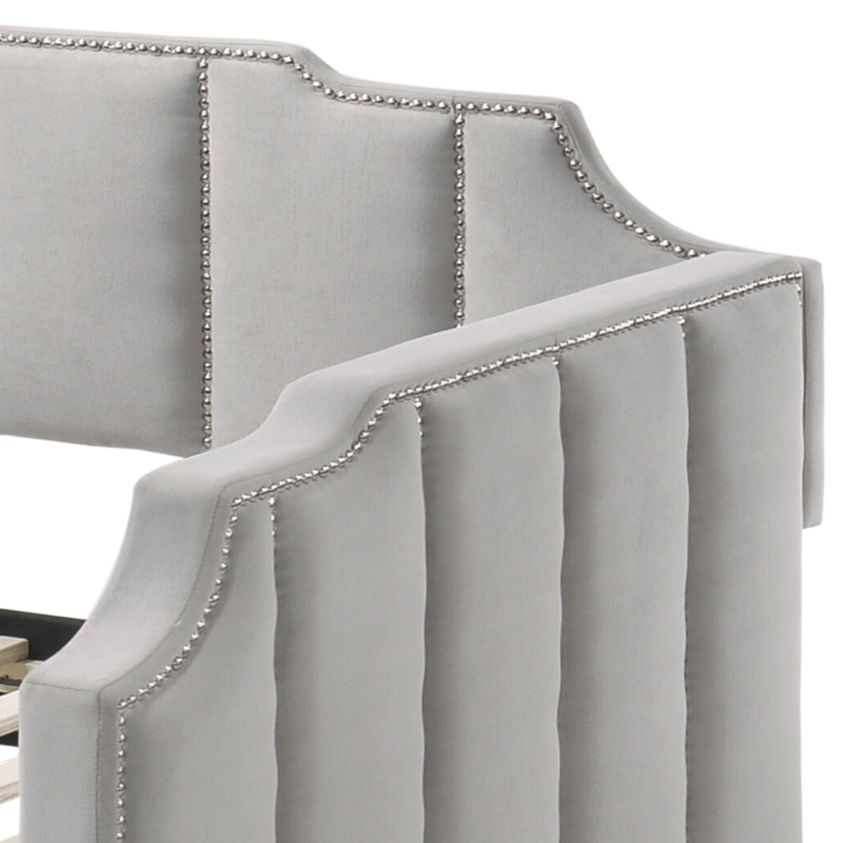 Peridot - Twin Daybed With Trundle - Gray